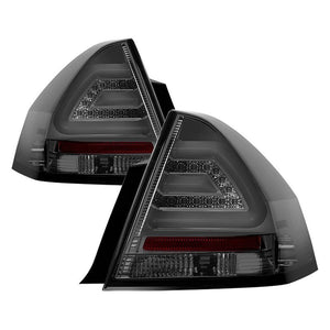 279.07 Spyder LED Tail Lights Chevy Impala (06-13) Impala Limited (14-16) [w/ Light Bar LED] Black / Red Clear / Smoke - Redline360