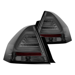 279.07 Spyder LED Tail Lights Chevy Impala (06-13) Impala Limited (14-16) [w/ Light Bar LED] Black / Red Clear / Smoke - Redline360