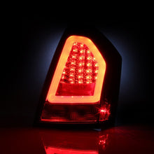 Load image into Gallery viewer, Spyder V2 LED Tail Lights Chrysler 300 (2005-2007) [w/ LED Light Bar] Black or Black Red - Black Alternate Image