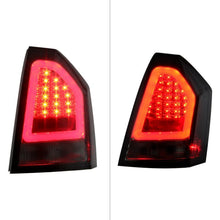 Load image into Gallery viewer, Spyder V2 LED Tail Lights Chrysler 300 (2005-2007) [w/ LED Light Bar] Black or Black Red - Black Alternate Image