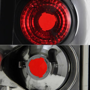 99.20 Spyder Euro Style Tail Lights Chevy Silverado (03-07) [Non-Stepside Model] Black / Black Smoke / Chrome - Redline360