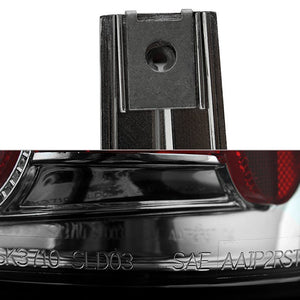 99.20 Spyder Euro Style Tail Lights Chevy Silverado (03-07) [Non-Stepside Model] Black / Black Smoke / Chrome - Redline360