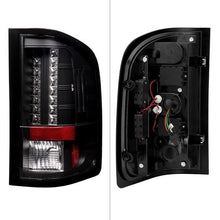 Load image into Gallery viewer, 225.53 Spyder LED Tail Lights Chevy Silverado 1500 (07-13) 2500HD/3500HD (07-14) Black / Black Smoke / Red Smoke / Red Clear - Redline360 Alternate Image