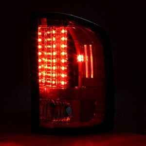 225.53 Spyder LED Tail Lights Chevy Silverado 1500 (07-13) 2500HD/3500HD (07-14) Black / Black Smoke / Red Smoke / Red Clear - Redline360