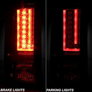 225.53 Spyder LED Tail Lights Chevy Silverado 1500 (07-13) 2500HD/3500HD (07-14) Black / Black Smoke / Red Smoke / Red Clear - Redline360