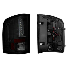 Load image into Gallery viewer, 225.53 Spyder LED Tail Lights Chevy Silverado 1500 (07-13) 2500HD/3500HD (07-14) Black / Black Smoke / Red Smoke / Red Clear - Redline360 Alternate Image