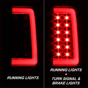 225.53 Spyder LED Tail Lights GMC Sierra 3500HD Dually Models (07-14) Black / Black Smoke / Red Smoke / Red Clear - Redline360