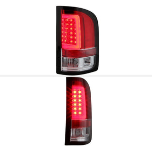 225.53 Spyder LED Tail Lights GMC Sierra 3500HD Dually Models (07-14) Black / Black Smoke / Red Smoke / Red Clear - Redline360