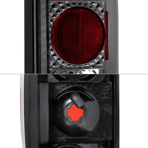 67.81 Spyder Euro Style Tail Lights Chevy S10/S10 Blazer (82-93) Black / Chrome / Smoke - Redline360