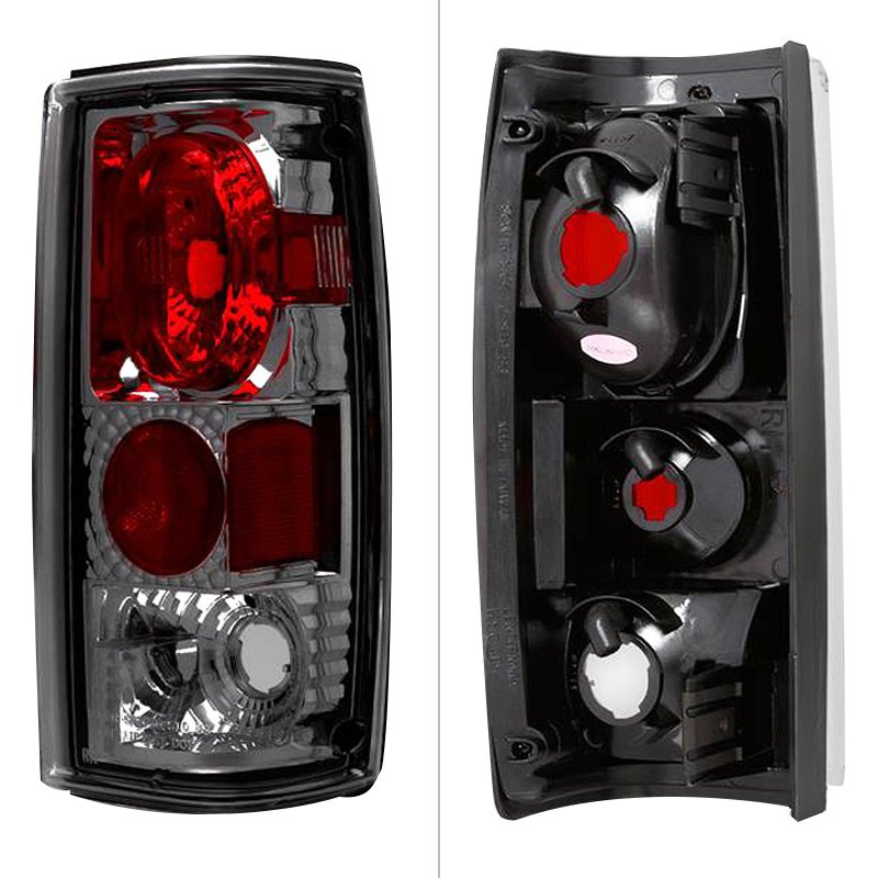 Spyder Euro Style Tail Lights Chevy S10/S10 Blazer (82-93) Black