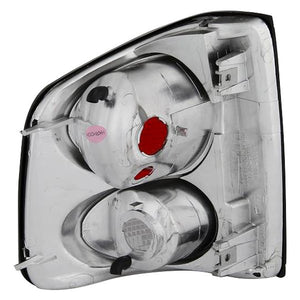 57.81 Spyder Euro Style Tail Lights Chevy S10 (94-04) Black / Chrome / Black Smoke / Smoke - Redline360