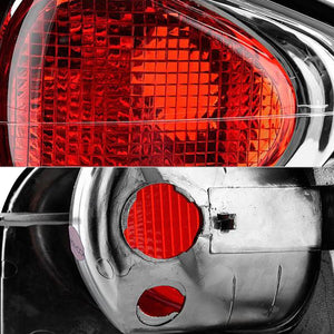 57.81 Spyder Euro Style Tail Lights Chevy S10 (94-04) Black / Chrome / Black Smoke / Smoke - Redline360