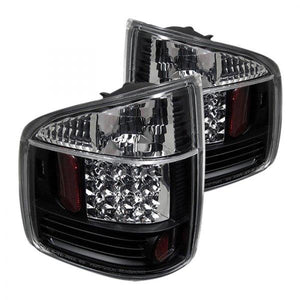 178.42 Spyder LED Tail Lights GMC Sonoma (1994-2004) Black or Red Clear - Redline360