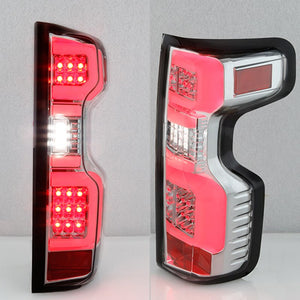 5087287.00 Spyder LED Tail Lights Chevy Silverado (2019-2021) [w/ Light Bar LED] Black or Chrome - Redline360