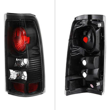 Load image into Gallery viewer, Spyder Euro Style Tail Lights GMC Sierra (99-07) Black / Chrome / Black Smoke / Smoke - V1 / Black Smoke Alternate Image