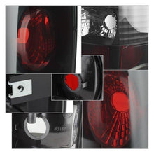 Load image into Gallery viewer, Spyder Euro Style Tail Lights GMC Sierra (99-07) Black / Chrome / Black Smoke / Smoke - V1 / Black Smoke Alternate Image