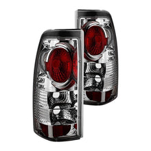 Load image into Gallery viewer, Spyder Euro Style Tail Lights GMC Sierra (99-07) Black / Chrome / Black Smoke / Smoke - V1 / Black Smoke Alternate Image