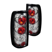 Load image into Gallery viewer, Spyder Euro Style Tail Lights GMC Sierra (99-07) Black / Chrome / Black Smoke / Smoke - V1 / Black Smoke Alternate Image