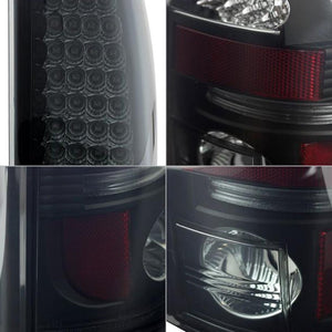 174.85 Spyder LED Tail Lights Chevy Silverado 1500/2500 Non-Stepside (99-02) Black / All Black / Red Clear / Red Smoke / Smoke - Redline360