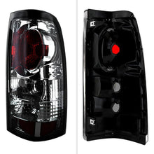 Load image into Gallery viewer, Spyder Euro Style Tail Lights GMC Sierra (99-07) Black / Chrome / Black Smoke / Smoke - V1 / Black Smoke Alternate Image