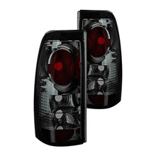 Load image into Gallery viewer, 81.36 Spyder Euro Style Tail Lights Chevy Silverado 1500/2500 (99-02) [Non-Stepside] Black / Chrome / Black Smoke / Smoke - Redline360 Alternate Image