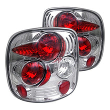 Load image into Gallery viewer, 114.19 Spyder Euro Style Tail Lights Chevy Silverado Stepside (99-04) Black / Chrome / Black Smoke - Redline360 Alternate Image