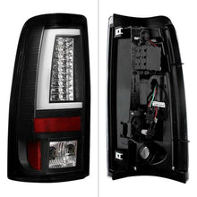 Load image into Gallery viewer, Spyder LED Tail Lights GMC Sierra (99-07) Black / Red Clear / Smoke Tinted - Version 1 / Black Smoke Alternate Image