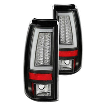 Load image into Gallery viewer, Spyder LED Tail Lights GMC Sierra (99-07) Black / Red Clear / Smoke Tinted - Version 2 / Black Alternate Image