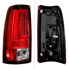 Load image into Gallery viewer, 174.85 Spyder LED Tail Lights Chevy Silverado 1500/2500 Non-Stepside (99-02) Black / All Black / Red Clear / Red Smoke / Smoke - Redline360 Alternate Image