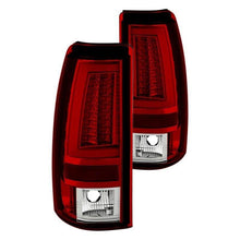 Load image into Gallery viewer, Spyder LED Tail Lights GMC Sierra (99-07) Black / Red Clear / Smoke Tinted - Version 2 / Red Clear Alternate Image
