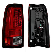 Load image into Gallery viewer, 174.85 Spyder LED Tail Lights Chevy Silverado 1500/2500 Non-Stepside (99-02) Black / All Black / Red Clear / Red Smoke / Smoke - Redline360 Alternate Image