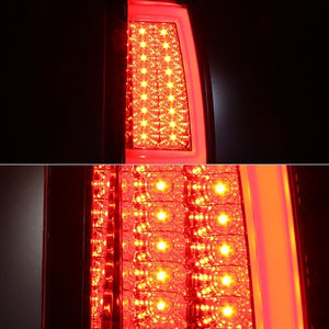 174.85 Spyder LED Tail Lights Chevy Silverado 1500/2500 Non-Stepside (99-02) Black / All Black / Red Clear / Red Smoke / Smoke - Redline360