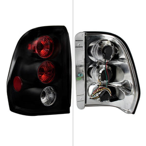 114.19 Spyder Euro Style Tail Lights Chevy TrailBlazer (02-09) Black or Smoke - Redline360