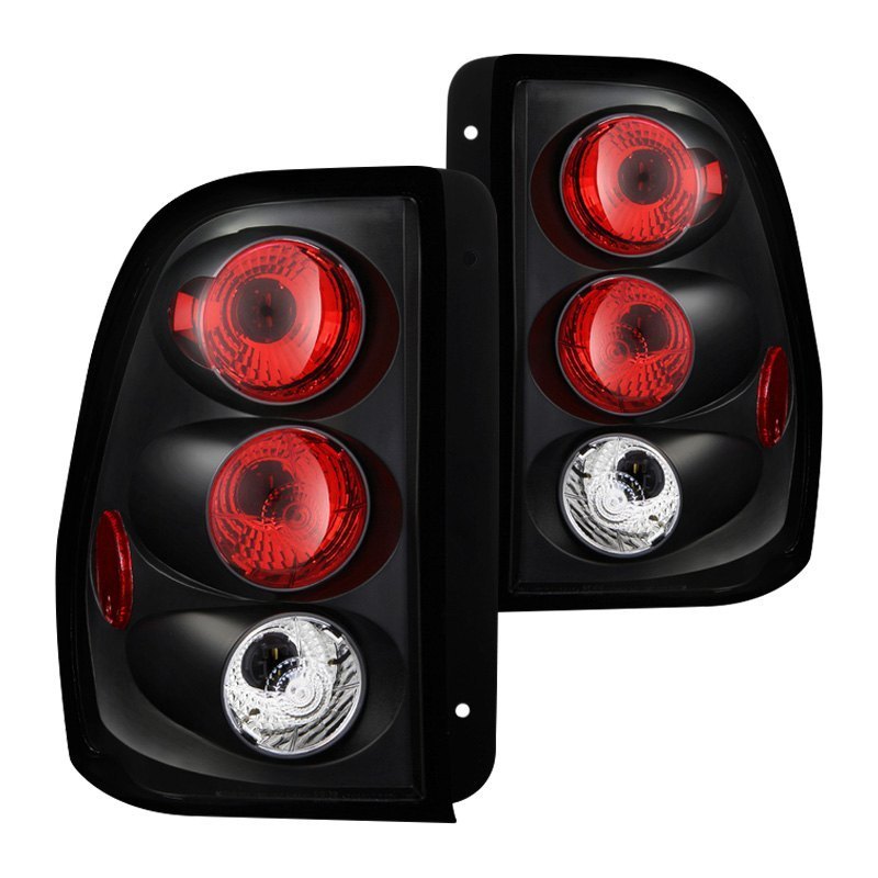 114.19 Spyder Euro Style Tail Lights Chevy TrailBlazer (02-09) Black or Smoke - Redline360