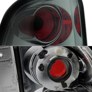 114.19 Spyder Euro Style Tail Lights Chevy TrailBlazer (02-09) Black or Smoke - Redline360