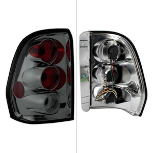 114.19 Spyder Euro Style Tail Lights Chevy TrailBlazer (02-09) Black or Smoke - Redline360