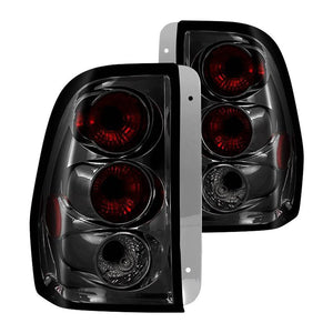 114.19 Spyder Euro Style Tail Lights Chevy TrailBlazer (02-09) Black or Smoke - Redline360