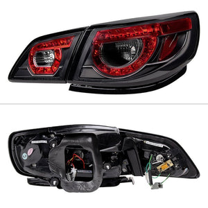 348.28 Spyder LED Tail Lights Chevy SS (2014-2016) Black - Redline360