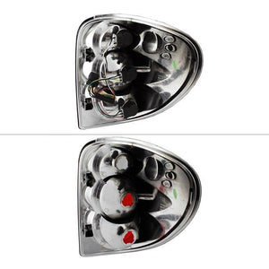 114.19 Spyder Euro Style Tail Lights Chrysler Town & Country (2001-2007) Black or Chrome - Redline360