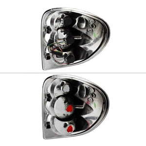 114.19 Spyder Euro Style Tail Lights Chrysler Voyager (2000-2003) Black or Chrome - Redline360