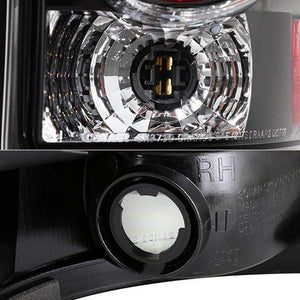 105.63 Spyder Euro Style Tail Lights Chrysler Town & Country (96-00) Black / Chrome / Smoke - Redline360