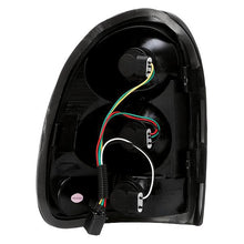 Load image into Gallery viewer, Spyder Euro Style Tail Lights Dodge Caravan/Grand Caravan (96-00) Black / Chrome / Smoke - Black Alternate Image