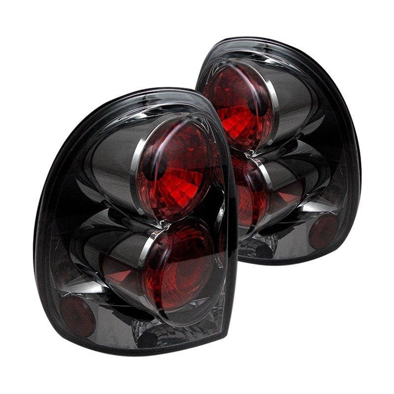 105.63 Spyder Euro Style Tail Lights Plymouth Voyager/Grand Voyager (96-00) Black / Chrome / Smoke - Redline360