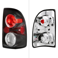 Load image into Gallery viewer, Spyder Euro Style Tail Lights Dodge Dakota (97-04) Black / Chrome / Smoke - Black Alternate Image