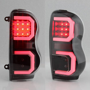 266.21 Spyder LED Tail Lights Dodge Durango (04-09) Black / Smoke / Chrome - Redline360