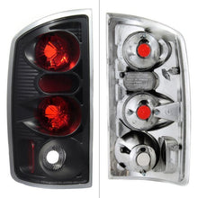 Load image into Gallery viewer, Spyder Euro Style Tail Lights Dodge Ram (2002-2006) Black / Black Smoke / Smoke - Black Alternate Image