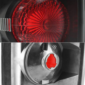 61.38 Spyder Euro Style Tail Lights Ford Expedition (1997-2002) Black / Chrome / Smoke - Redline360