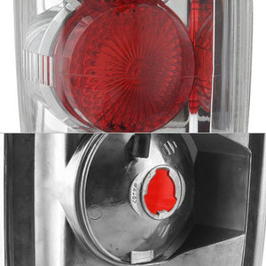 61.38 Spyder Euro Style Tail Lights Ford Expedition (1997-2002) Black / Chrome / Smoke - Redline360