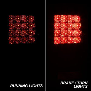 206.97 Spyder LED Tail Lights Ford Explorer 4Dr [Non-Sport Trac] (02-05) Black or Smoke - Redline360