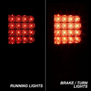 206.97 Spyder LED Tail Lights Ford Explorer 4Dr [Non-Sport Trac] (02-05) Black or Smoke - Redline360